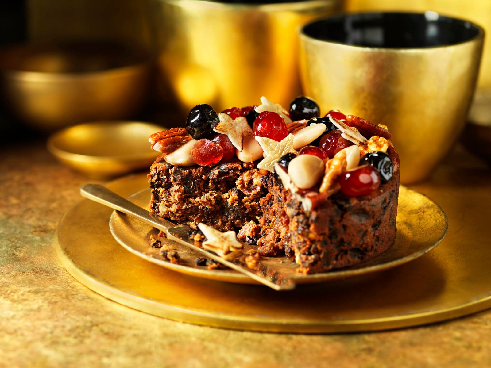 Fruit Cake with Roasted Dry Fruit