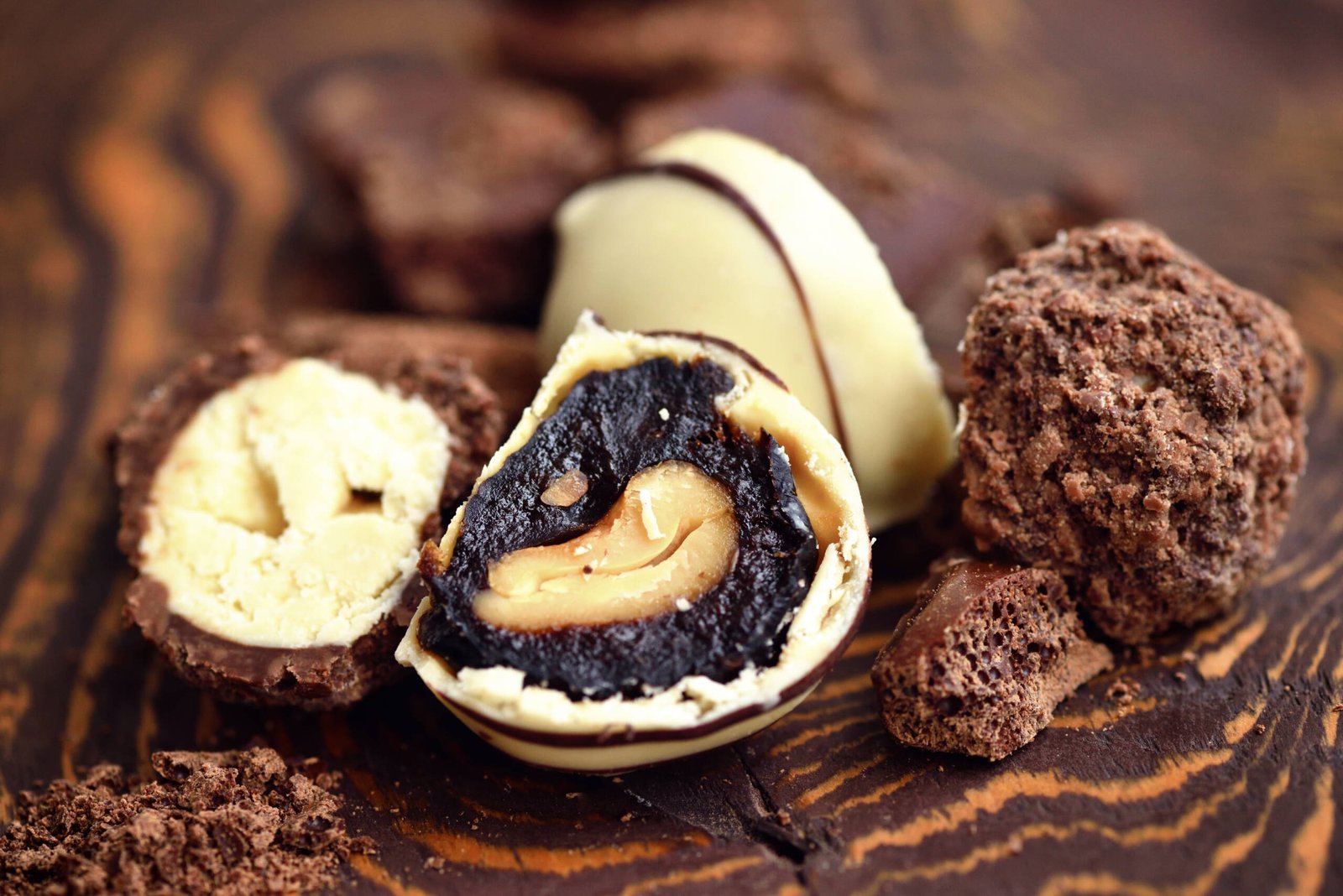 White & Dark Truffle