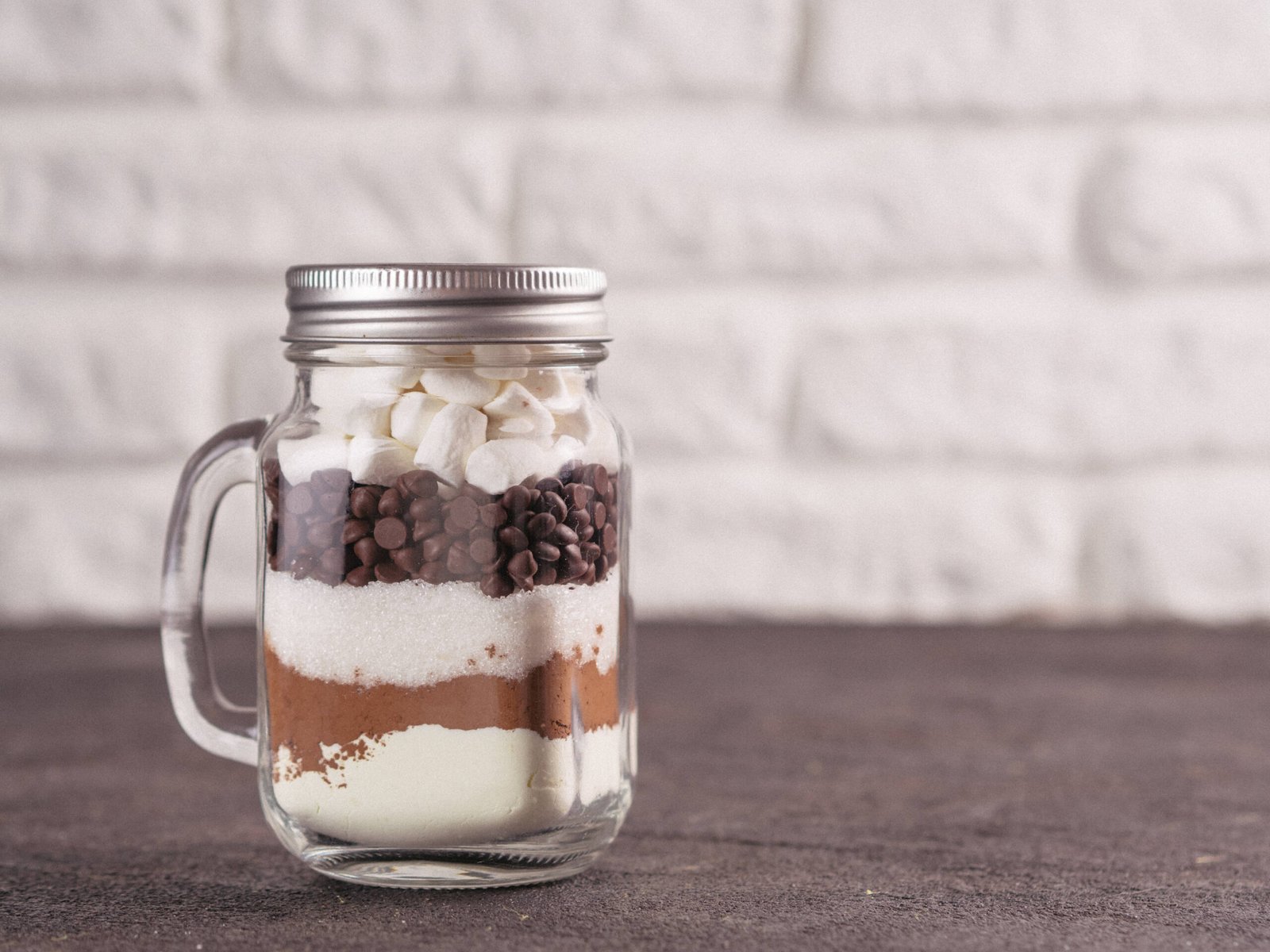 Choco Vanilla Dessert in Jar