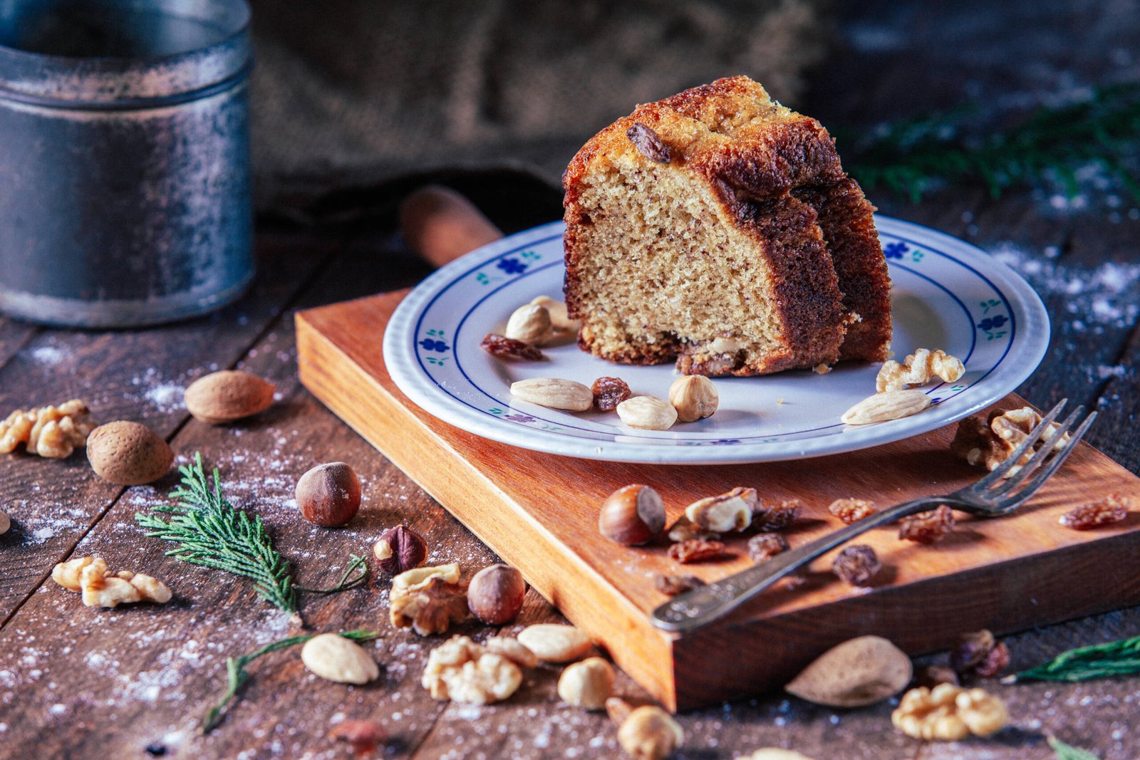 Pound Cake with Cashews