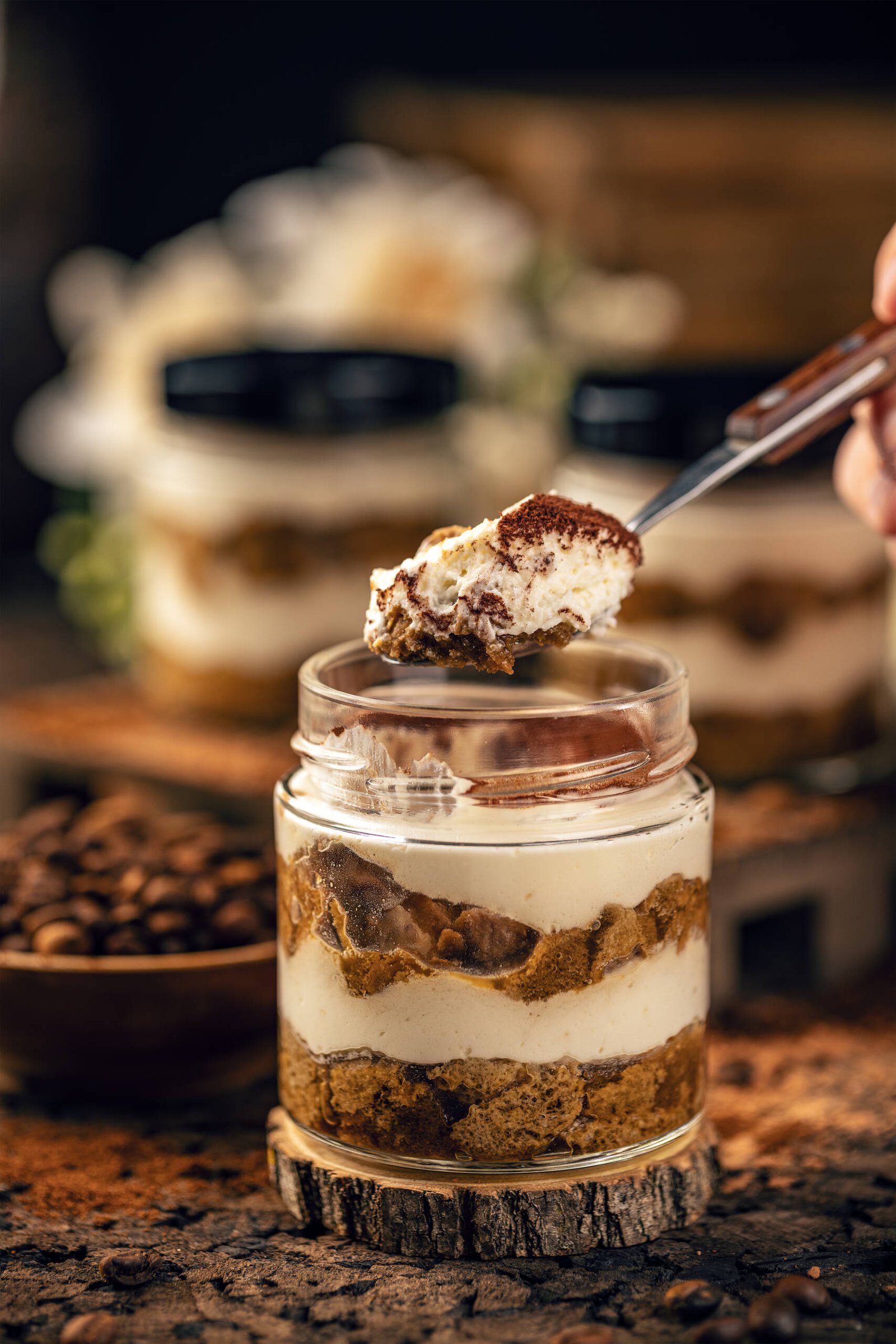 Crunchy Butter Scotch Dessert in Jar