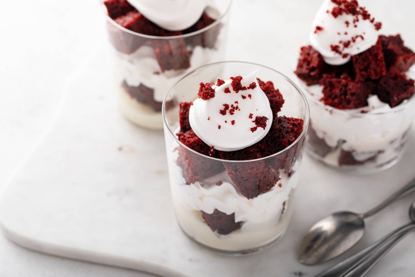 Red Velvet Dessert in Jar